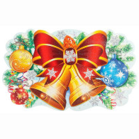 Плакат "Колокольчики новогодние" 50*35см арт.10821946