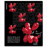 Тетрадь А5 клетка 48 листов скоба (ErichKrause) Balloon Dog ламинация soft-touch выборочный УФ-лак ассорти арт.63306