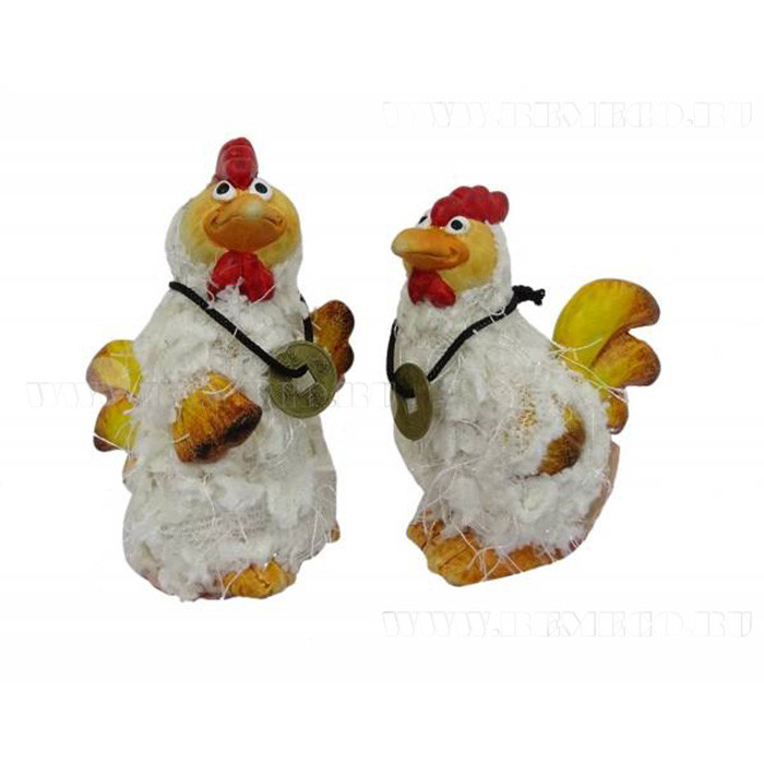 яяяСтатуэтка СИМВОЛ ГОДА "Петушок" 8см асс. арт.238851