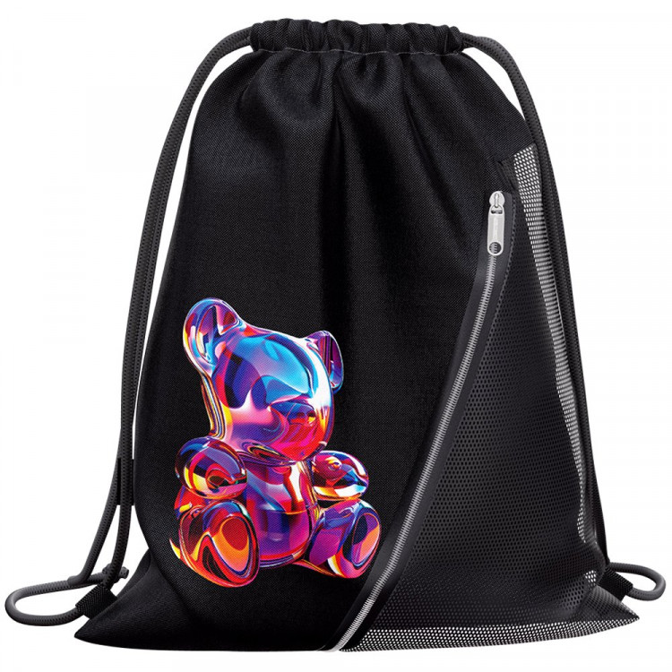 Сумка для сменной обуви 1 отделение (ErichKrause) Mesh Jelly Bear карман на молнии 500x410см арт.63027
