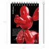 Блокнот А6 мягкая обложка на гребне 80 листов (ErichKrause) Balloon Dog асс. арт.63383