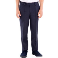 Брюки для мальчика (Praleska) Мини Мен Элит зауженный силуэт размерный ряд 30/122-42/170 цвет синий