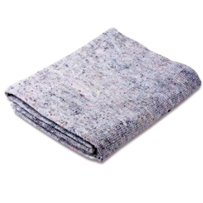 Салфетка для пола хлопок 40*60см серая неоверлоченная без упаковки