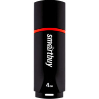 Флеш диск 4GB USB 2.0 Smartbuy Crown SB4GBCRW-K, черный