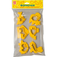 Набор формочек для пластилина №1 (ЛУЧ) арт 22С 1419-08