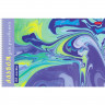 Альбом для рисования 32 листов спираль перфорация на отрыв (Hatber) Эбру Воздушные облака ассорти арт 32А4Всп