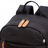 Рюкзак для мальчика (Grizzly) арт.RB-455-1/4 черный-коричневый 25х40х13 см