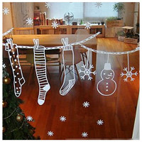 Украшение-наклейка на окно Рождество