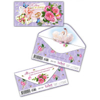 Открытка-конверт "С Днем Свадьбы!" арт.ДНС-1031