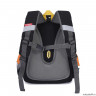 Ранец для мальчиков школьный (Grizzly) арт.RA-978-4 черный 28х36х20см