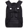 Рюкзак для девочек школьный (Grizzly) арт.RG-366-2/1 черный 26х39х17 см