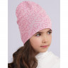 Комплект демисезонный для девочки (CLEVER) арт.546026/3рп (шапка+снуд) размер 52-54 цвет розовый