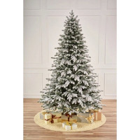 Елка 250см "Снежная Королева" заснеженная (хвоя литая+ПВХ ,ветки отгибные, подст. мет.) арт.ЕЗСК 25