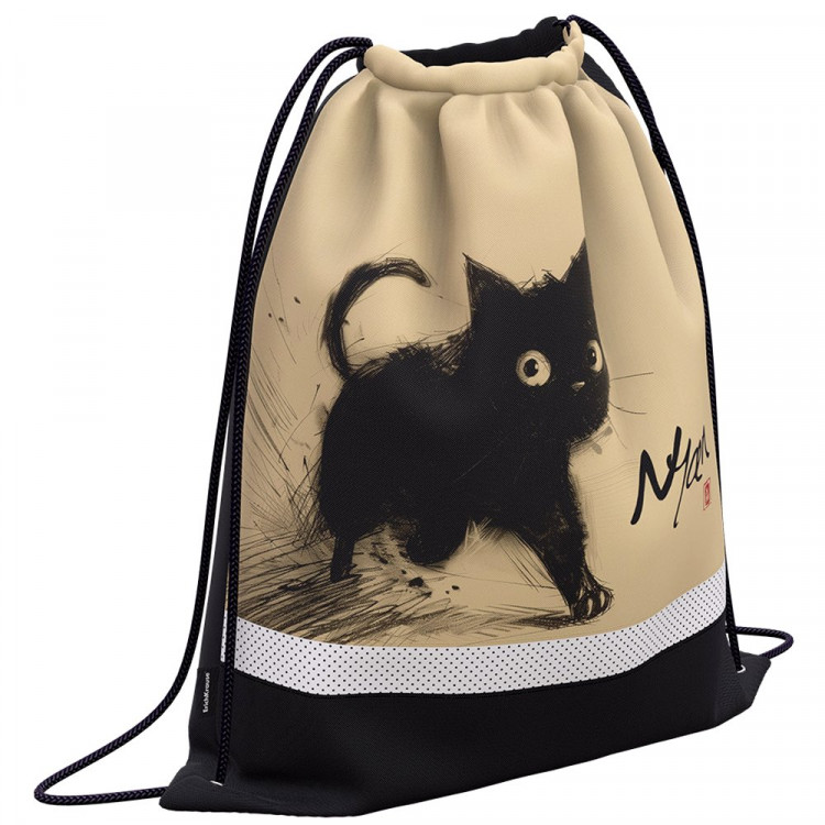 Сумка для сменной обуви 1 отделение (ErichKrause) Blur Cat с вентиляцией 500x410см арт.62850