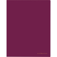 Папка 20 файлов 0,7мм пл. deVENTE Esthetics бургунди арт.3101527 (Ст.20/80)