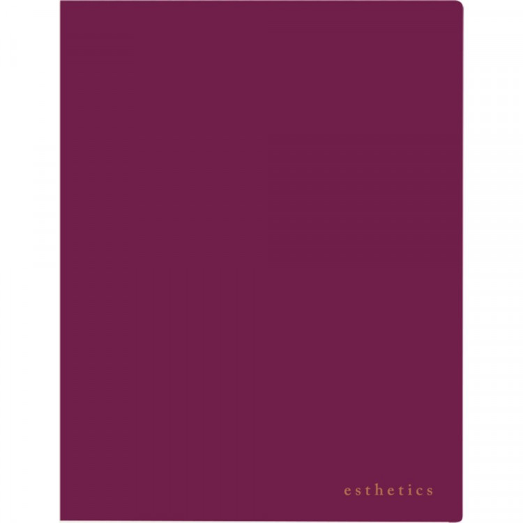 Папка 20 файлов 0,7мм пл. deVENTE Esthetics бургунди арт.3101527 (Ст.20/80)