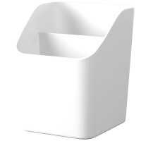 Подставка настольная пластиковая ErichKrause Submarine Mini Classic белый арт.61617 (Ст.12)