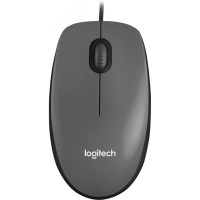 Мышь провод. Logitech M90 оптическая светодиодная, 1000 dpi, USB, темно-серый