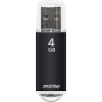 Флеш диск 4GB USB 2.0 Smartbuy V-Cut series SB4GBVC-K, черный