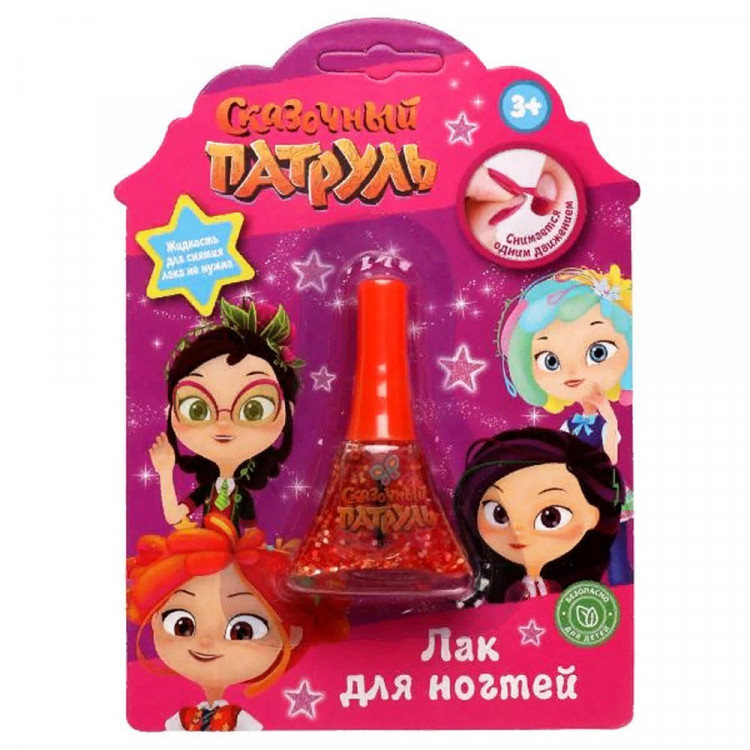 Лак для ногтей (МИЛАЯ ЛЕДИ) Сказочный патруль оранжевый с блестками 43гр арт. 71076-SP