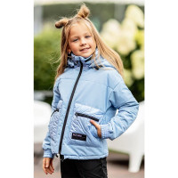 Куртка осенняя для девочки (БАТИК) арт.Вера/1 цвет голубой