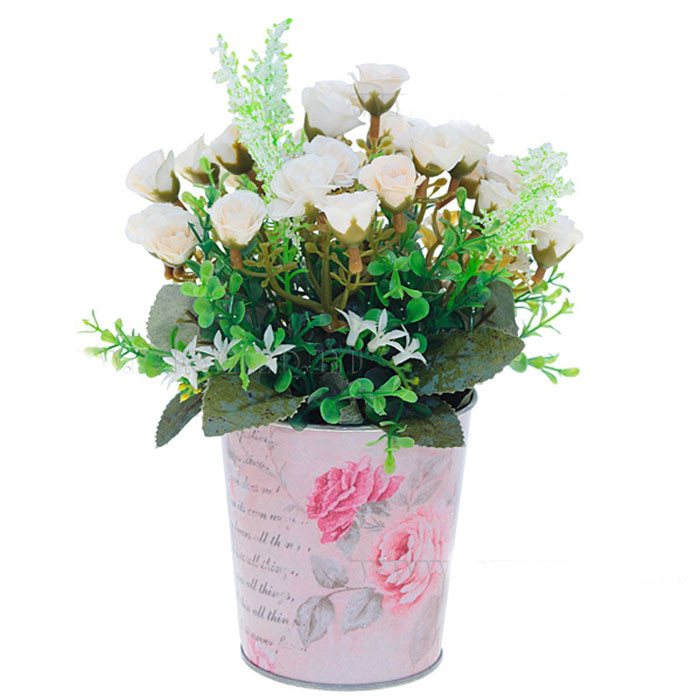 яяяКашпо с цветами "Роза" арт.691475