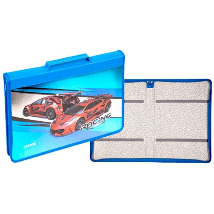 Папка-пенал школьная для труда А4 с ручкой на молнии (deVENTE) Racing арт 8054015