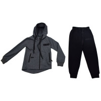 Костюм спортивный для мальчика арт.122 размерный ряд 30/116-46/170 цвет серый