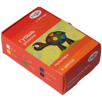 Гуашь 6 цветов (ГАММА) МУЛЬТИКИ 20мл арт 221030