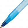 Ручка шариковая  прозрачный корпус  (BIC) Round Stic син 1мм арт.BC893212