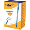 Ручка шариковая  прозрачный корпус  (BIC) Round Stic син 1мм арт.BC893212