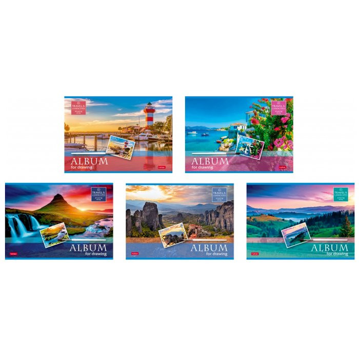 Альбом для рисования 48 листов скоба (Hatber) Моменты вдохновения арт 48А4В