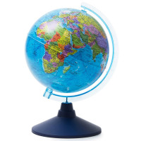 Глобус политический диаметр 210мм Классик Евро голубая подставка арт Ке012100177