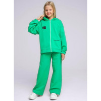 Костюм спортивный для девочки артикул CLE 849518/70у_п размер 34/134-42/158 трикотажный цвет зеленый