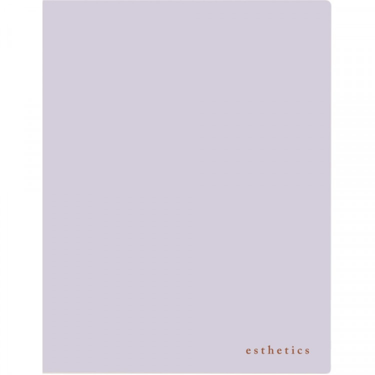 Папка 20 файлов 0,7мм пл. deVENTE Esthetics лавандово-пепельная арт.3101528 (Ст.20/80)