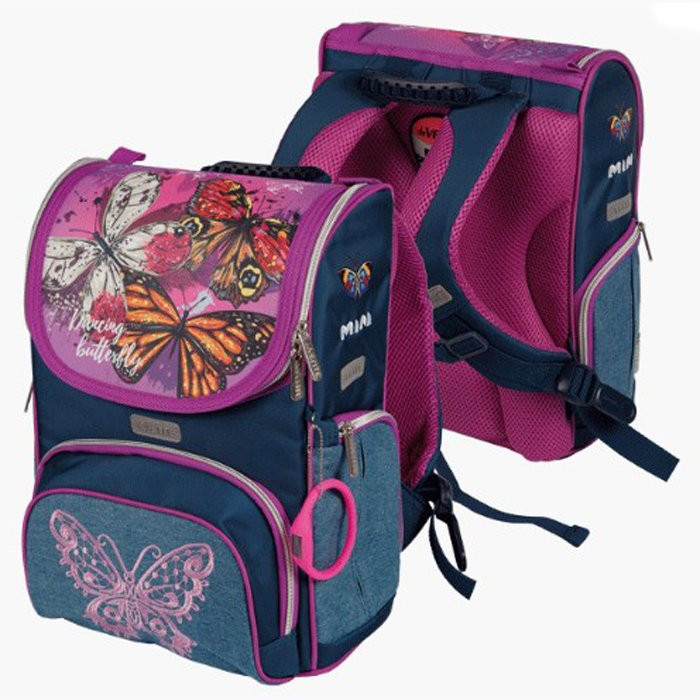 Ранец для девочек школьный (deVENTE) Mini. Dancing Butterfly 35x26x20см арт.7030901