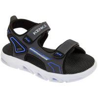 Сандалии для мальчика (KENKA) цвет серый верх-текстиль/искусственная кожа подкладка-текстиль размерный ряд 34-37 арт.LTU_23-31_grey