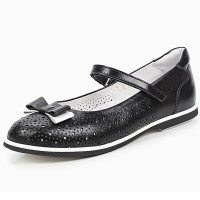 Туфли для девочки (ELEGAMI) черные верх-натуральная кожа подкладка-натуральная кожа размерный ряд 31-37 арт.5-522532101