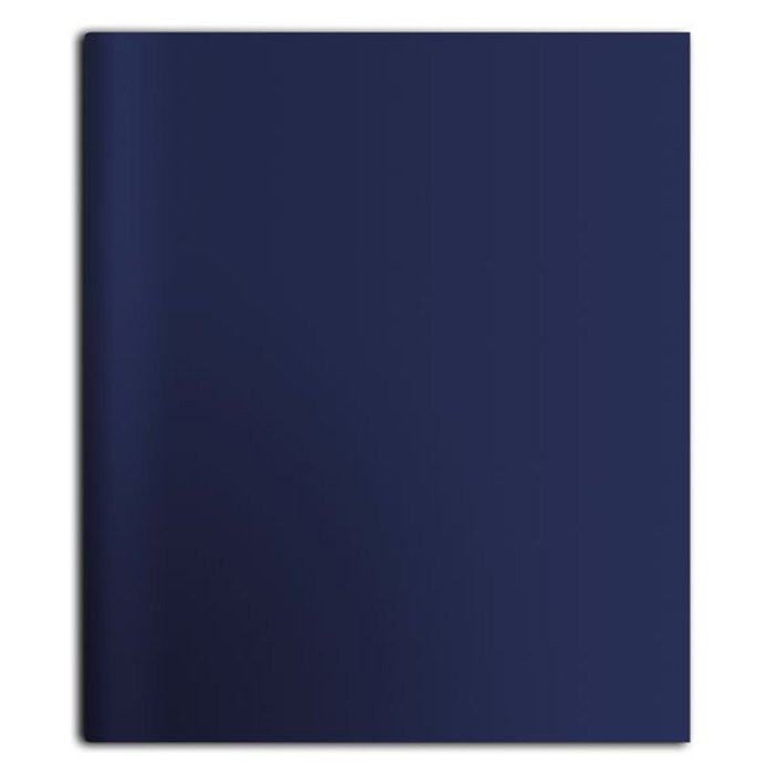 Тетрадь на кольцах А5 клетка 120 листов (Hatber) Синяя ПВХ тиснение арт 120ТК5тB1