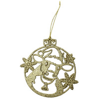 Украшение декоративное "Медальон бычок" 1шт. п/у арт.СБ-03