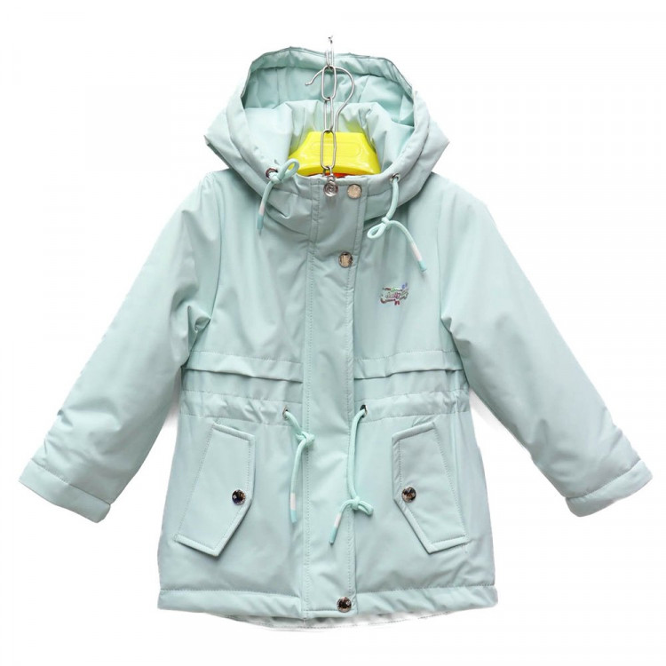 Куртка осенняя для девочки (Sally Snow) арт.scs-B-73-1 цвет бирюзовый