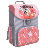 Ранец для девочек школьный (ErichKrause) ErgoLine Mini Traveler розовый 25x37x14 см арт.56767