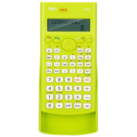 Калькулятор научный 240 функций Deli 88*23*165мм (E1710A/GRN) зеленый, одинарное питание