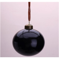 Шар пластик 06см глянцевый цв.черный 322 арт.РШ5922