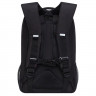 Рюкзак для мальчика (Grizzly) арт.RB-456-2/2 черный-черный 26х39х19 см