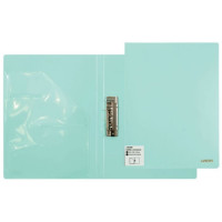 Папка с прижимом А4 17мм пластик 0,65мм бирюзовая, карман (deVENTE) Pastel арт.3110801 (Ст.48)