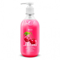 Туалетное мыло-крем 500мл жидкое дозатор Milana спелая черешня Grass арт.126400 (Ст.15)