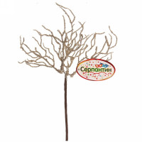 Украшение декоративное "Ветка" 28см "Метелица" шампань арт.201-1344