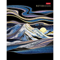 Тетрадь на кольцах А5 клетка 160 листов (Hatber) Золотые склоны арт.160ТК5В1_29685