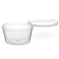 Соусник прозр. с верхним закрытием 30мл (Н) D=51мм ПП